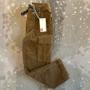NWT AO76 Cargo Corduroy Drawstring Pant